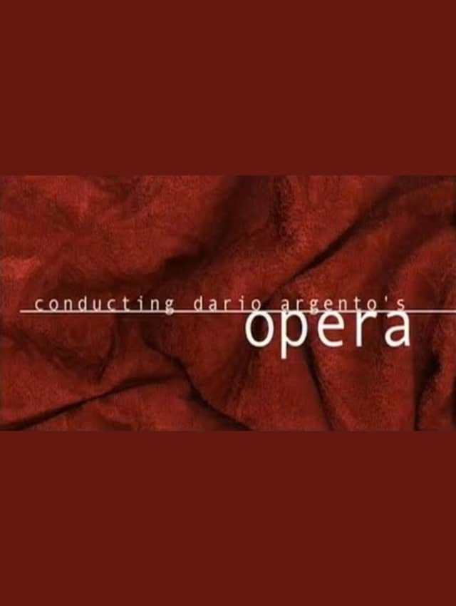 Conducting Dario Argento's 'Opera' poster image
