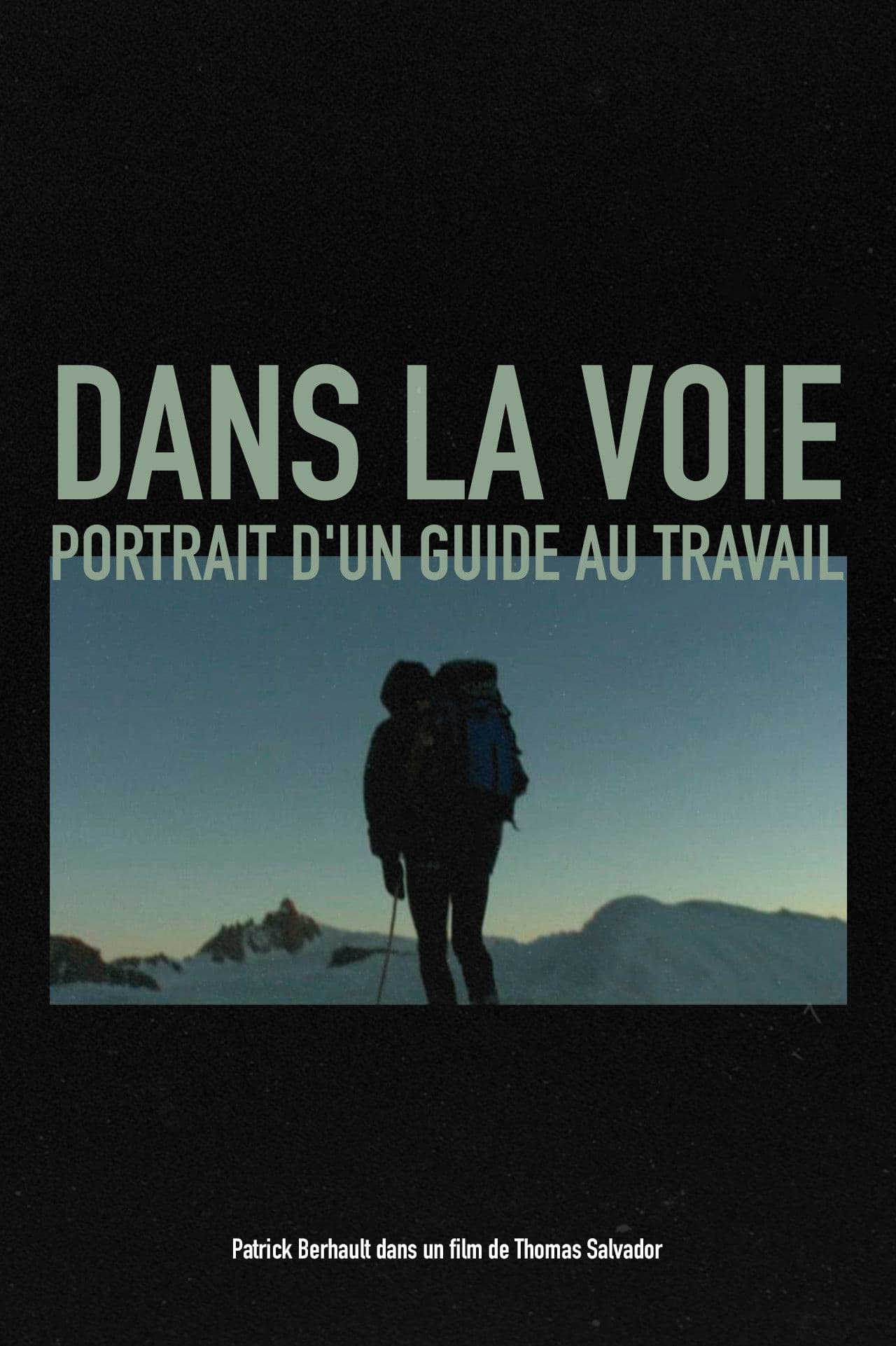 Dans la voie, Portrait d'un guide au travail poster image