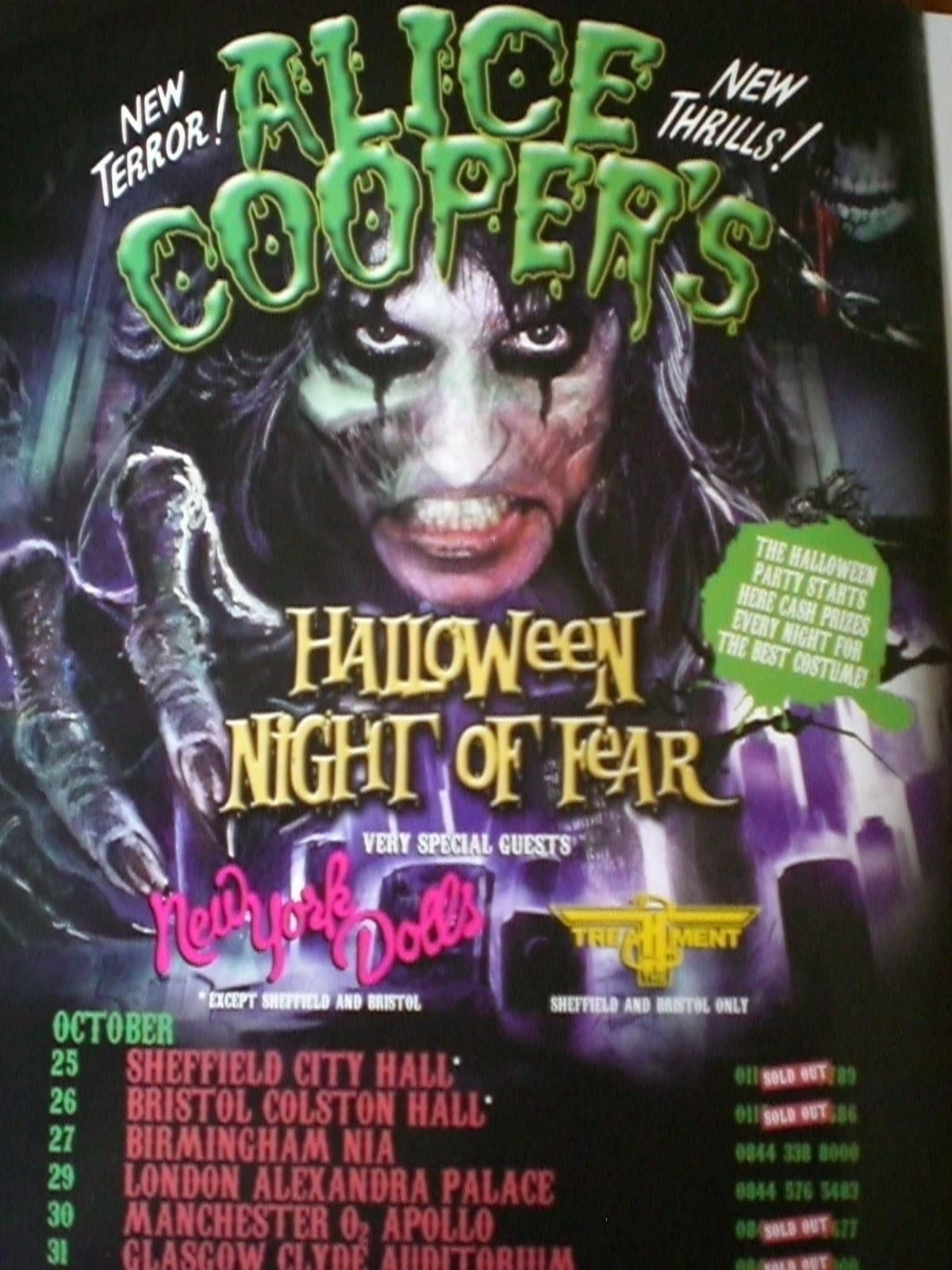 Alice Cooper: Halloween Night of Fear poster image