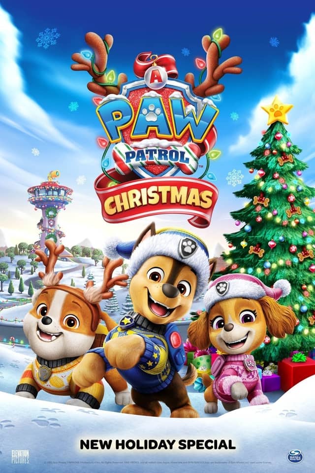 A Paw Patrol Christmas poster image